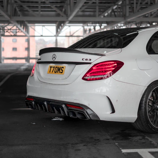 Bus Diffuser Mercedes Carbon Fiber Brabus Style Rear Diffuser for W205 PFL